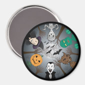 Halloween Monster-Magnet Magnet (Vorderseite/Rückseite)