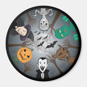 Halloween Monster-Magnet Magnet