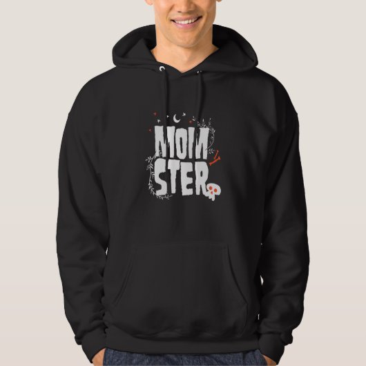 Halloween Monster Mama Mummy Hoodie (Vorderseite)