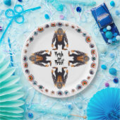 Halloween Monster-Mash-Ansammlung Pappteller (Party)