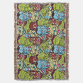 Halloween Monster Mash Decke (Vorderseite Vertikal)