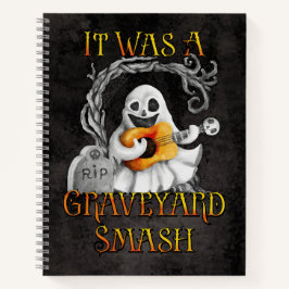 Halloween Monster Mash Ghost Graveyard Smash Notizblock