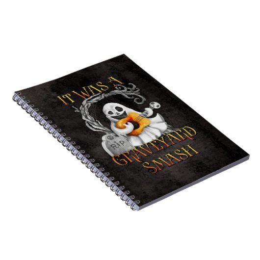 Halloween Monster Mash Ghost Graveyard Smash Notizblock (Rechte Seite)