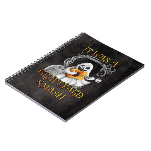 Halloween Monster Mash Ghost Graveyard Smash Notizblock (Linke Seite)