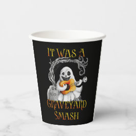 Halloween Monster Mash Ghost Graveyard Smash Pappbecher