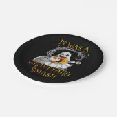 Halloween Monster Mash Ghost Graveyard Smash Pappteller (Schrägansicht)