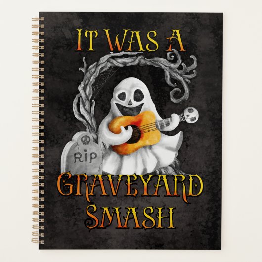Halloween Monster Mash Ghost Graveyard Smash Planer (Vorderseite)