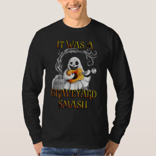 Halloween Monster Mash Ghost Graveyard Smash T-Shirt