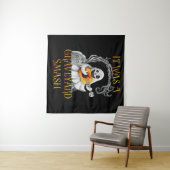 Halloween Monster Mash Ghost Graveyard Smash Wandteppich (Beispiel (Horizontal))