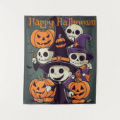 Halloween Monster Mash, Halloween-Party Decke Wandteppich (Vorderseite)