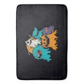 Halloween/Monster/Oktober/Herbst Badematte (Vorderseite Vertikal)