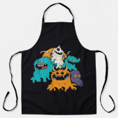 Halloween/Monster/Oktober/Herbst Schürze (Vorderseite)