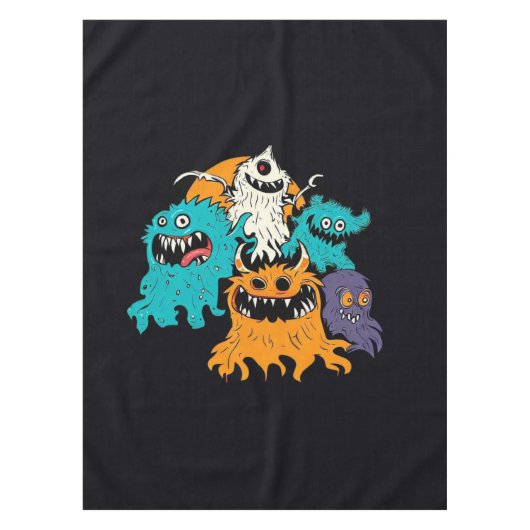 Halloween/Monster/Oktober/Herbst Tischdecke (Vorderseite)