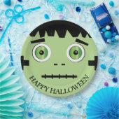 Halloween Monster Paper Plate Pappteller (Party)
