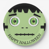 Halloween Monster Paper Plate Pappteller (Vorderseite)