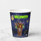 Halloween - Monster Pappbecher (Vorderseite)