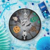 Halloween-Monster Pappteller (Party)