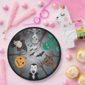 Halloween-Monster Pappteller (Party)