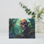 Halloween Monster Postkarte (Stehend Vorderseite)