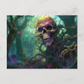 Halloween Monster Postkarte (Vorderseite)