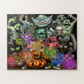Halloween-Monster Puzzle (Horizontal)