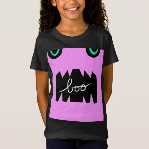Halloween-Monster Riesige Zähne Boo T-Shirt