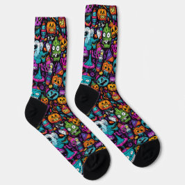 Halloween-Monster schreiben H-Socken Socken