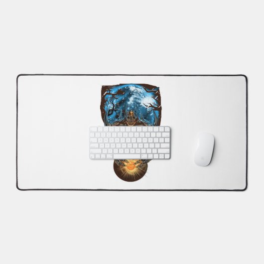 Halloween Monster Schreibtischunterlage (Tastatur & Maus)