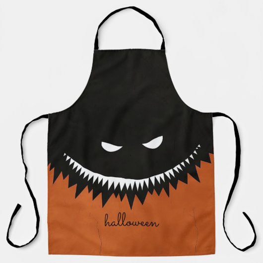 Halloween Monster Schürze (Vorderseite)
