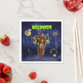 Halloween - Monster Serviette (Beispiel)