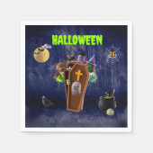 Halloween - Monster Serviette (Vorderseite)