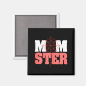 Halloween-Monster-Spinnennetz-Design Magnet (Vorderseite/Rückseite)