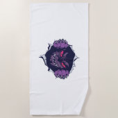 Halloween-Monster Strandtuch (Vorderseite)