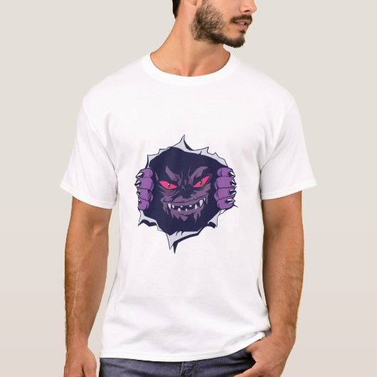 Halloween-Monster            T-Shirt (Vorderseite)