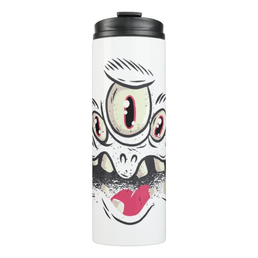 Halloween-Monster Thermosbecher (Vorderseite)