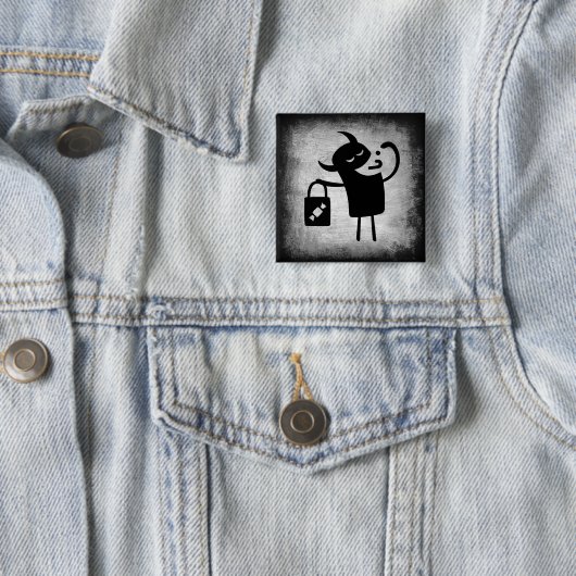 Halloween Monster Trick oder Treater Button (Beispiel)