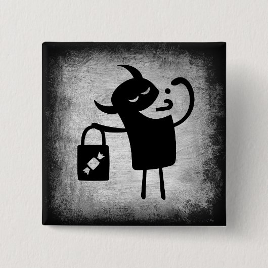 Halloween Monster Trick oder Treater Button (Vorderseite)