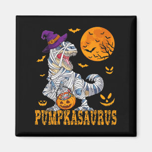 Halloween Monster Truck Mummy Dinosaur Pumpkin Tod Magnet