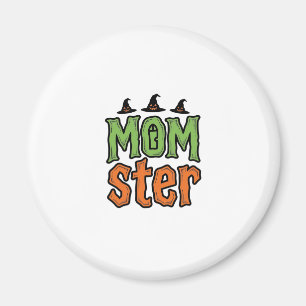 Halloween-Monster Vintage-Mom-Shirt-Design_1 Magnet