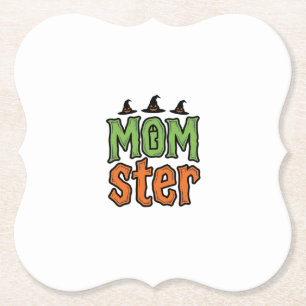 Halloween-Monster Vintage-Mom-Shirt-Design_1 Untersetzer
