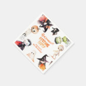 Halloween-Monster zum Geburtstag des niedlichen Ko Serviette (Ecke)