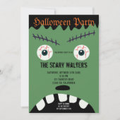 Halloween-Monstereyeball-Party Einladung (Vorderseite)