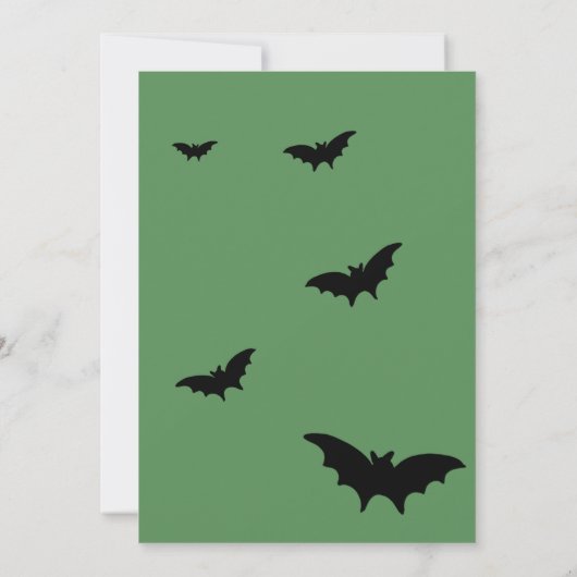 Halloween-Monstereyeball-Party Einladung (Rückseite)