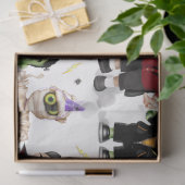 Halloween Monsters Kindergeburtstag Seidenpapier (Geschenk)