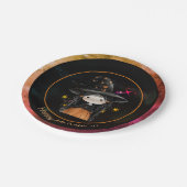 Halloween Monsters Little Hexe Pappteller (Schrägansicht)