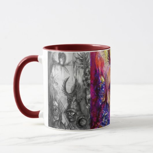 HALLOWEEN MONSTERS / ORK KRIEG Horror Rave Tasse (Links)