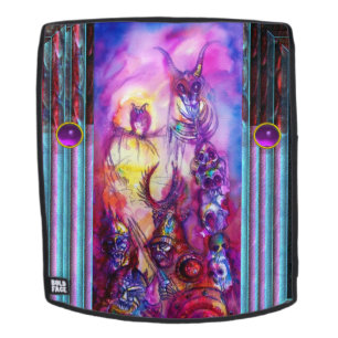 HALLOWEEN MONSTERS / ORK KRIEG Lila Fantasie Rucksack