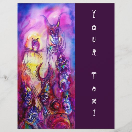 HALLOWEEN MONSTERS / ORK WAR Fantasy Flyer (Hinten)