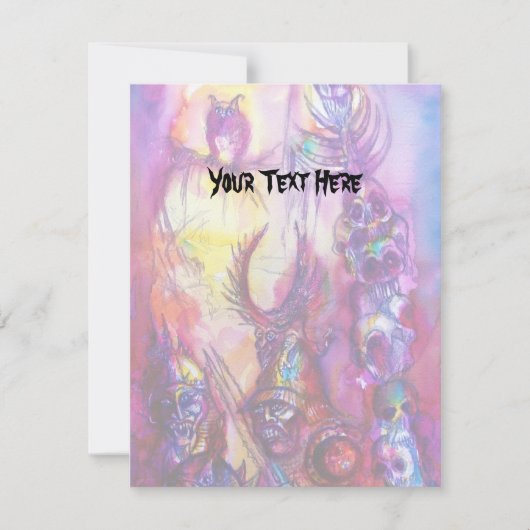 HALLOWEEN MONSTERS / ORK WAR Fantasy Karte (Vorderseite)