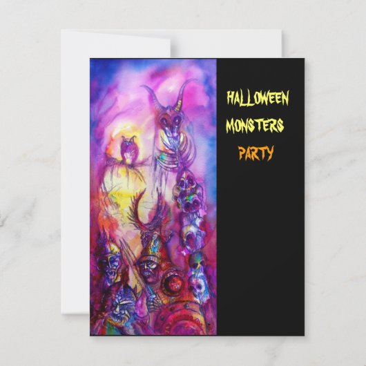 HALLOWEEN MONSTERS / ORK WAR Fantasy Karte (Rückseite)